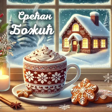 Честитка за Божић, Божићна честитка, cestitka za Bozic